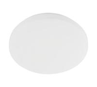 Eglo Lámpara de techo LED Pogliola-E, iluminación plana para pasillo, dormitorio, metal y plástico blanco, luz neutra, Ø 26 cm