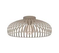 Eglo Lámpara de techo Mogano 3, para salón y dormitorio, metal beige