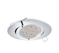 Eglo Lámpara Empotrable Tedo, GU10, 5 watts, Cromo, 3 x 80 x 3 cm