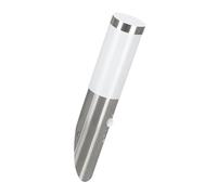 Eglo Lámpara led de pared de exterior Helsinki, lámpara de exterior de 1 foco incl detector de movimiento, lámpara de pared con sensor de acero inoxidable y plástico, E27, IP44