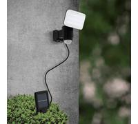 EGLO Lámpara LED solar Casabas con sensor, negro