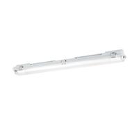Eglo Lámpara para zonas húmedas Eco Tube-E, luz para sótano y garaje, tubo
