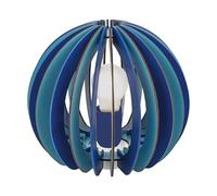 Eglo Lámpara Sobremesa Fabella, E27, 42 watts, Azul, 3 x 25 x 38 cm