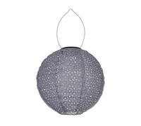 Eglo Lámpara solar Z_Solar, artefacto exterior, unidad de luz jardín, farol colgante, decoración balcón, plástico azul pastel, punto de luz cálida, IP44
