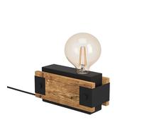 EGLO LAYHAM Lámpara de mesa, Marrón, Negro