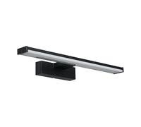Eglo LED aplique Pandella 1, 1 luz, lámpara espejo LED aluminio y plástico, baño negro o blanco, LED para zonas húmedas, IP44, luz neutra, 40 cm largo