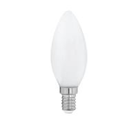 Eglo LED E14, bombilla con forma de vela, 7 vatios (equivalente a 60 vatios), 806 lúmenes, luz blanca cálida, 2700k, bulbo C35, Ø 3,5 cm