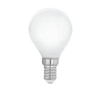 Eglo LED E14, bombilla de color lechoso en forma de gota, 7 vatios (equivalente a 60 vatios), 806 lúmenes, gota de luz blanca cálida, 2700k, bulbo P45, Ø 4,5 cm