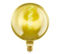 Eglo LED E27 globo regulable, LED en espiral de gran tamaño | bombilla vintage extragrande de diseño retro, 4 vatios, 40 lúmenes, blanco cálido, 1900k, G200, Ø 20 cm