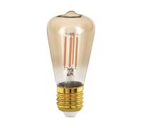 Eglo LED E27 regulable, bombilla Golden Vintage, luz para iluminación retro