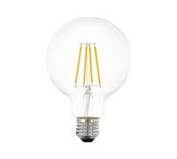 Eglo LED E27 regulable en niveles, bombilla clásica para iluminación retro, 6 W (equivalente a 60 W), 806 lúmenes, E27 LED blanco cálido, 2700 K, bombilla LED, bombilla Edison G95, diámetro de 9,5 cm