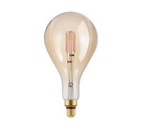 Eglo LED E27 regulable, foco vintage ámbar extra grande, luminaria retro en forma de gota, 4,5 vatios (equivalente a 40 watts), 470 lúmenes, blanco cálido, 2200k, PS160, Ø 16 cm