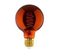 Eglo LED E27 regulable, LED espiral Globo, bombilla vintage de cobre