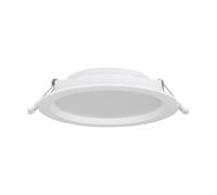 Eglo LED empotrable Idun-E, foco de techo redondo, luz empotrada de plástico blanco, foco cálida, Ø 16,6 cm