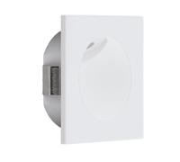 Eglo LED empotrable Zarate 1, foco LED de fundición de aluminio y plástico, lámpara empotrable LED en blanco, foco LED empotrable plano, luz cálida, L x A 8 cm