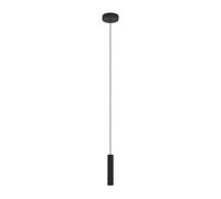 Eglo LED lámpara colgante Almudaina, 1 luz, para mesa de comedor, iluminación de techo suspendida de metal negro, foco cálida, Ø 4 cm
