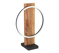Eglo LED lámpara de mesa Boyal, vintage, iluminación de cabecera en madera
