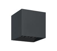 EGLO LED lámpara de pared al aire libre Calpino 2, iluminación indirecta al aire libre casa de pared, luz al aire libre con la luz hacia arriba y hacia abajo, luz de pared al aire libre de metal en antracita, lámpara al aire libre blanco cálido, IP54