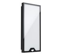 Eglo LED lámpara de pared de exterior Casazza, lámpara de exterior con detector de movimiento, sensor crepuscular, acero galvanizado, negro, plástico, blanco, blanco cálido, IP44, 42 cm