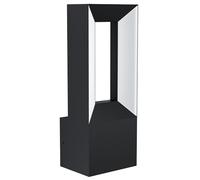Eglo LED lámpara de pared de exterior Riforano, lámpara de exterior | de aluminio fundido y plástico, lámpara de pared en blanco y negro, LED lámpara de exterior blanco cálido, IP44