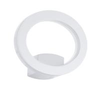 EGLO LED lámpara de pared exterior Emollio, luz exterior de una llama | aplique de aluminio fundido y plástico, color blanco, IP44