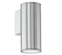 Eglo LED Lámpara de pared exterior Riga, lámpara exterior de una luz | aplique de acero inoxidable, color plata, IP44