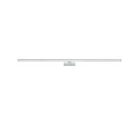 Eglo LED lámpara de pared Pandella 1, lámpara de espejo de aluminio y plástico, lámpara de baño en cromo, plata, blanco, lámpara de pared, lámpara LED antihumedad blanco neutro, IP44, 120 cm