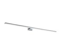 Eglo LED lámpara de pared Pandella 1, lámpara de espejo de aluminio y plástico, lámpara de baño en cromo, plata, blanco, lámpara de pared, lámpara LED antihumedad blanco neutro, IP44, 120 cm