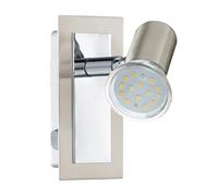 Eglo LED Lámpara de Pared Rottelo, Aplique, Foco de Pared de Metal, Luz