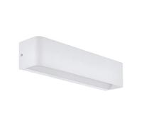 Eglo LED Lámpara de Pared Sania 4, Aplique de una luz, Diseño minimalista, Foco de pared interior de aluminio, Lámpara para salón, Lámpara de pasillo en blanco, Largo 36,5 cm
