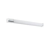 Eglo LED Lámpara de Pared Tragacete 1, Lámpara de Espejo LED con Enchufe, Lámpara de Pared de Aluminio y Plástico, Lámpara de Baño en Cromo y Blanco, Lámpara LED para Ambientes Húmedos, IP 44