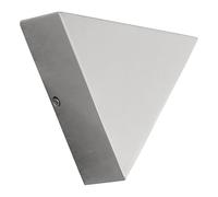 EGLO LED Lámpara de pared Trigo 1, aplique interior, acero inoxidable