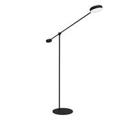 Eglo LED lámpara de pie Clavellina con control táctil, iluminación de salón con estilo minimalista metálica en negro con luz en blanco-cálido