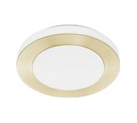 Eglo LED lámpara de techo Capri, iluminador de acero en blanco