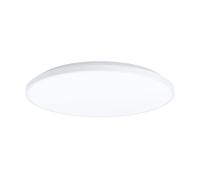 Eglo LED lámpara de techo Crespillo, iluminación de superficie de 1 luz, luz de plástico, cocina en blanco, lámpara de superficie LED blanca neutra, diámetro 38 cm