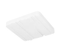 Eglo LED lámpara de techo Ferentino, luminaria cuadrada con decoración