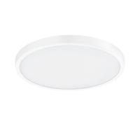 Eglo LED lámpara de techo Fueva 1, lámpara de techo con una luz, material: aluminio y plástico, color: blanco, diámetro: 40 cm, luz cálida