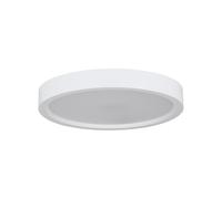 Eglo LED lámpara de techo Idun-E, luz redonda para cocina, iluminación de oficina de plástico blanco, foco neutra, Ø 28,5 cm