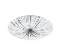 Eglo LED lámpara de techo Nieves, Ø 51 cm, efecto cristal lámpara de techo