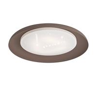 Eglo LED lámpara de techo Penjamo, iluminación de techo efecto cristal