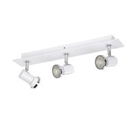 Eglo LED lámpara de techo Tamara 1, plafón de 3 luces para baño, lámpara