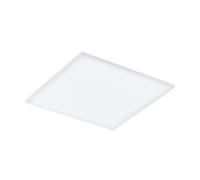 Eglo LED lámpara de techo Turcona-B, panel LED de metal y superficie luminosa de plástico en color blanco, iluminación de cocina, luz LED en blanco cálido, L x A 43,7 cm