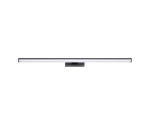 Eglo LED lámpara espejo Vadumi, luz baño, iluminación espejo de plástico negra y blanca, foco neutra, IP44, largo 78 cm