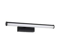 Eglo LED luz espejo Vadumi, lámpara baño, iluminación espejo plástico negro y blanco, foco neutra, IP44, largo 40 cm