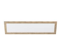 Eglo LED panel Piglionasso, con marco decorativo de madera, lámpara