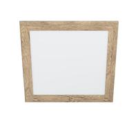 Eglo LED panel Piglionasso, con marco decorativo de madera, lámpara