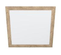 Eglo LED panel Piglionasso, con marco decorativo de madera, lámpara