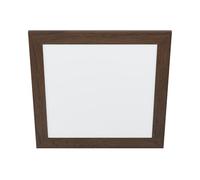 Eglo LED panel Piglionasso, con marco decorativo de madera, lámpara