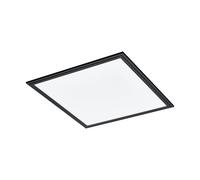 Eglo LED Panel Salobrena 1, lámpara de techo cuadrada, de plástico blanco