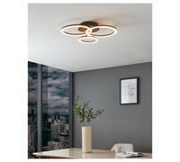 Eglo LED Smart Techo Negro 3500lm 29W Cct Regulable Bluetooth Zigbee App